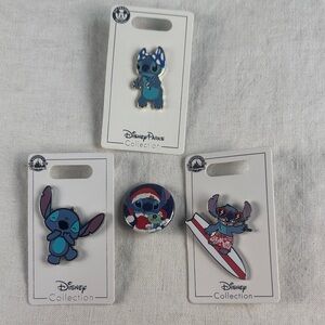 Disney Stitch Pin Collection - Blue and Red
